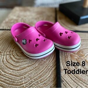 Mickey Mouse Crocs toddler size 8